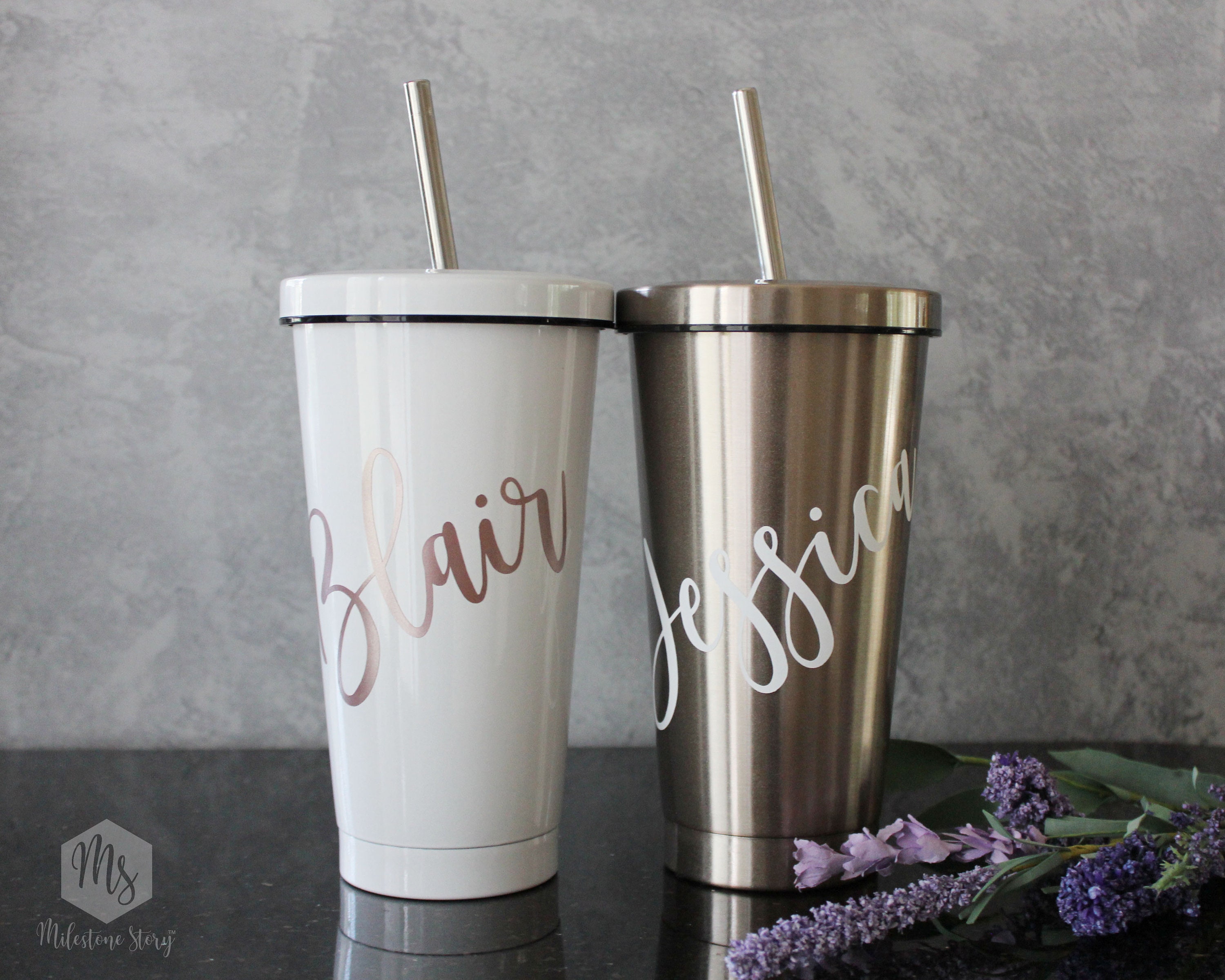 Replacement Tumbler Snap-Shut Lid with Straw Hole — Bulk Tumblers
