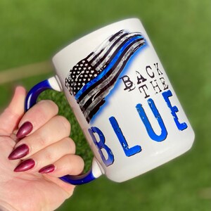 Back The Blue 15oz Mug
