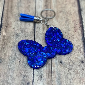 Minnie Mouse Bow Keychain