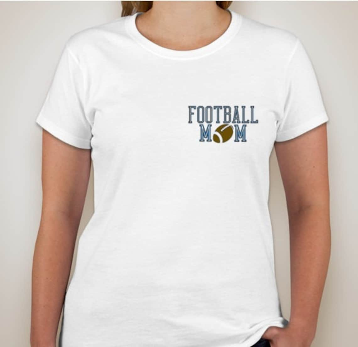 Football Mom T-shirt Proud Football Mom Shirt Sports Fan Cheer - Etsy