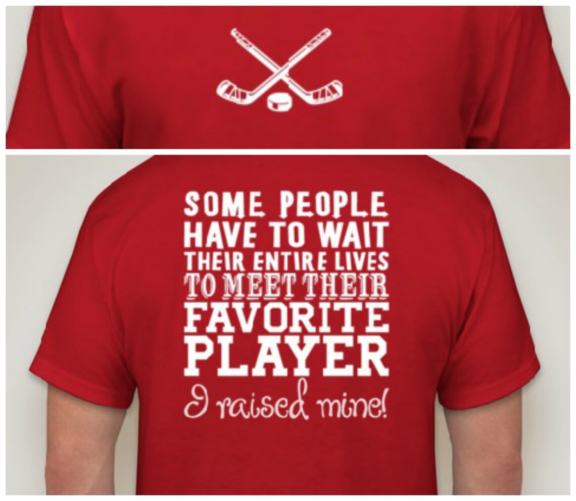 Hockey Tshirt Proud Hockey Parent Shirt Mom Dad Sports Fan Etsy