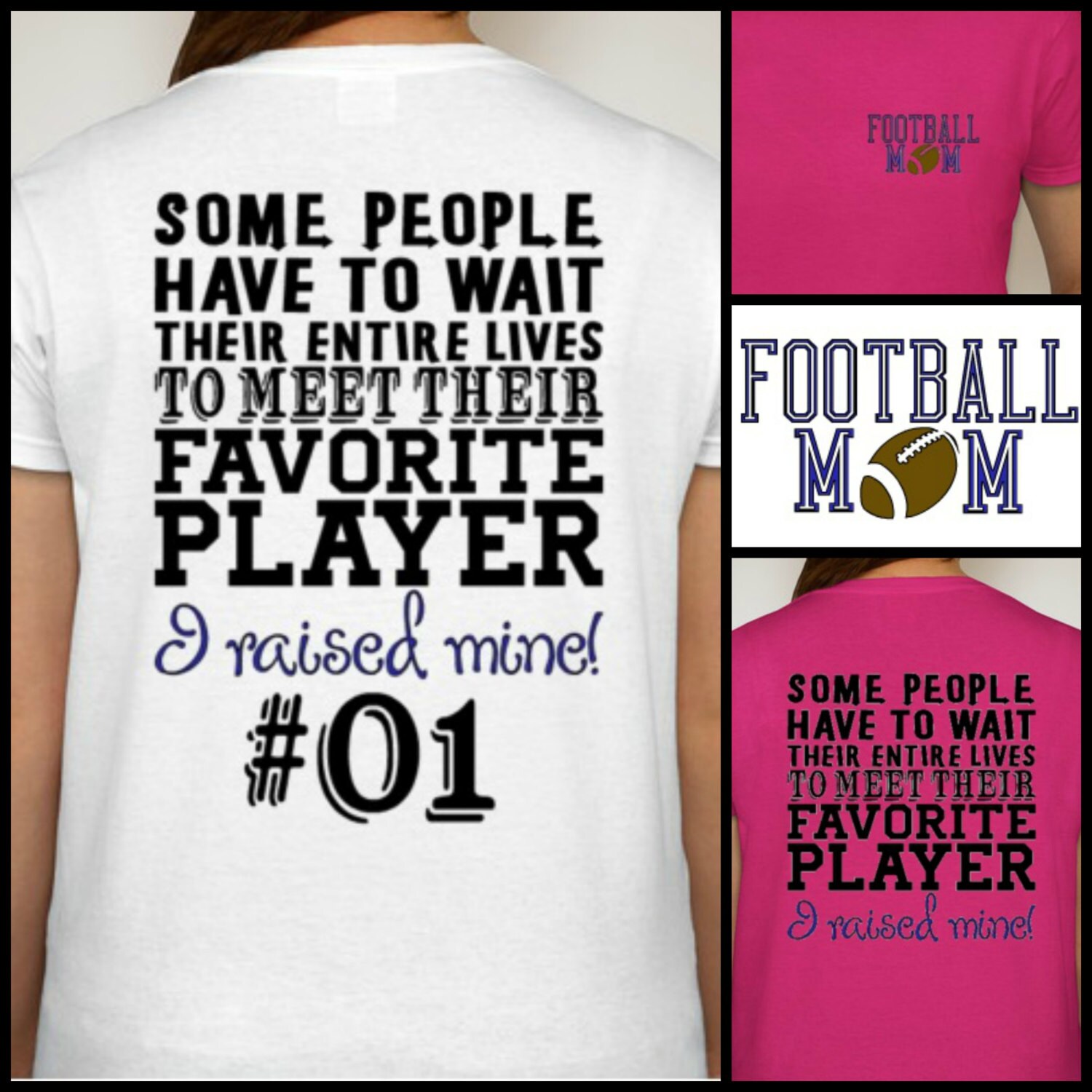 Football Mom Tshirt Proud Football Mom Shirt Sports Fan Cheer Etsy