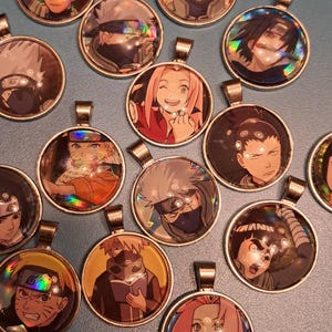Ninja Anime 1&quot; trading card pendant