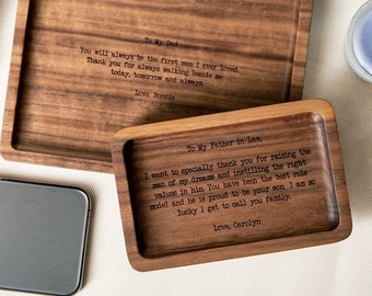 Wood Ring Dish & Trays