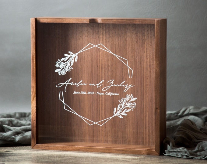 Wood Photo Memory Boxes