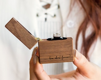 engagement ring case box