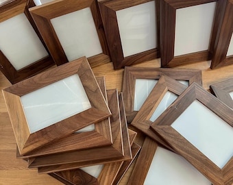 CLEARANCE Wood Photo Frame - 4x6 5x7 Perfectly Imperfect Craft Blanks Overstock Production Rejects, Wedding Picture Decor, Sign Holder