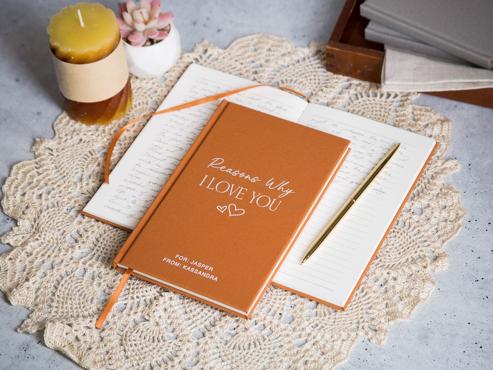 Notebook Reason Why Reasons Why I Love You Lined Notebook - Hard Cover Journal for Husband ...