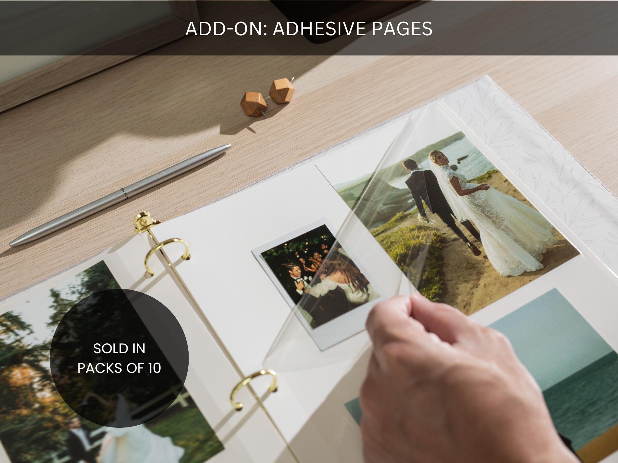 Tall photo album Refill pages - 3 up for 4x6 photos - horizontal