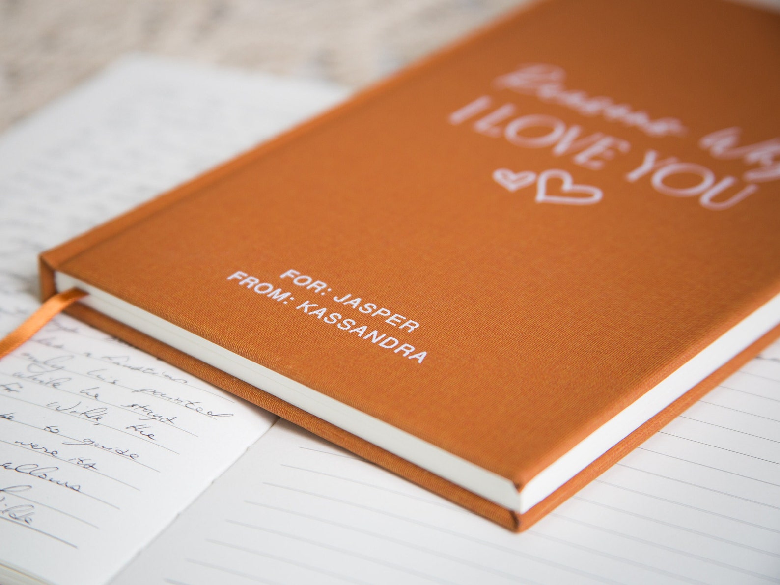 Notebook Reason Why Reasons Why I Love You Lined Notebook - Hard Cover Journal for Husband ...