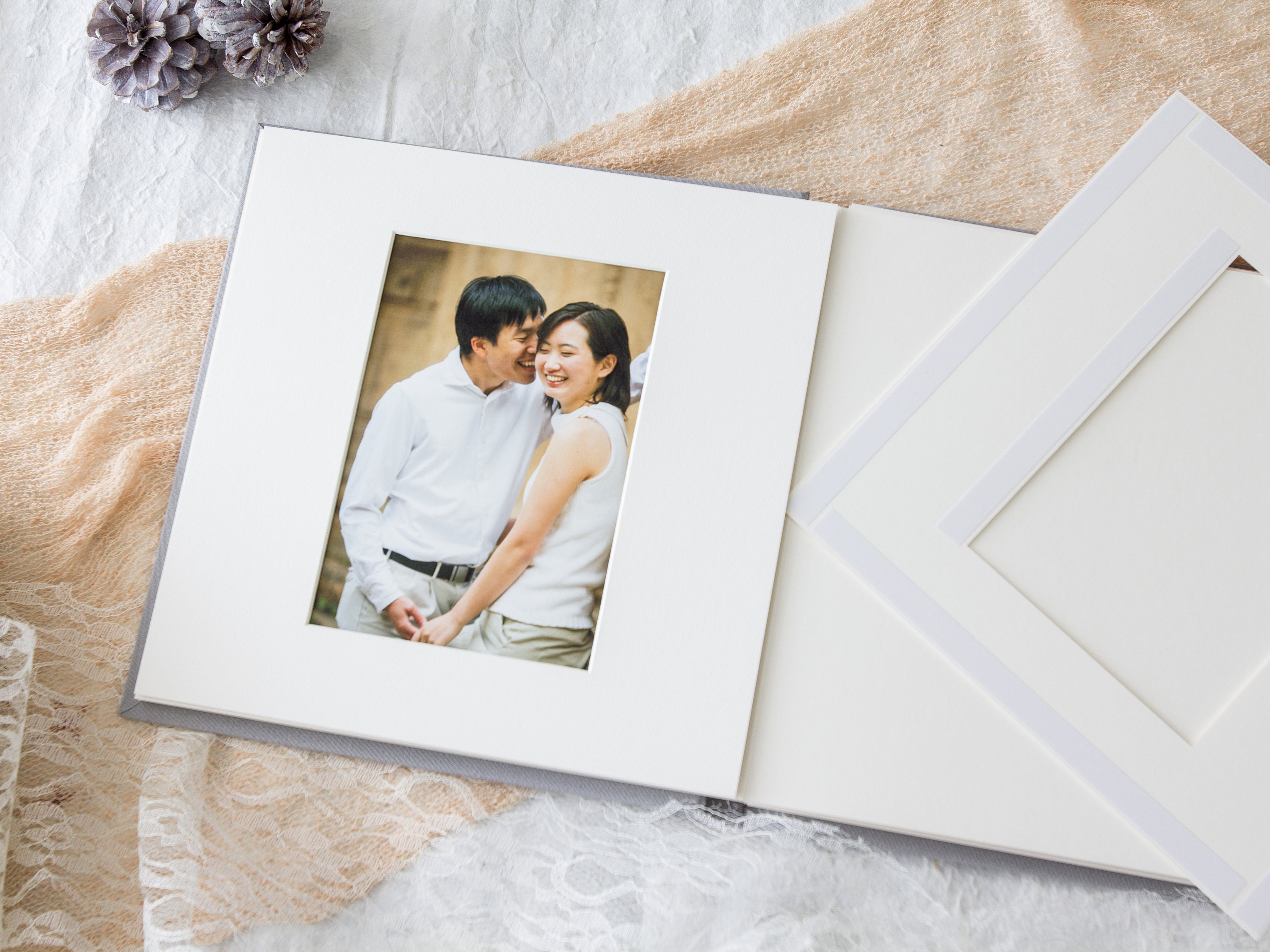 SlipIn Matted Wedding Photo Album Portrait Session Photo Etsy