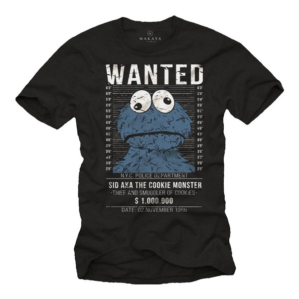 Grappig heren t-shirt met print Wanted Nerd and Geek Shirt Print maat S-XXXXXL