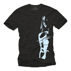 Sexy T-Shirt black Pin Up Bondage Saint Mens Tee Shirt size S-XXXXXL