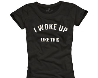 Funny Shirts women quotes slogan message top Fashion Design S/M/L