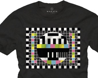 Cool Big Bang Geek Sheldon T-Shirt for Men with "TEST SCREEN" print Size S-XXXXXL