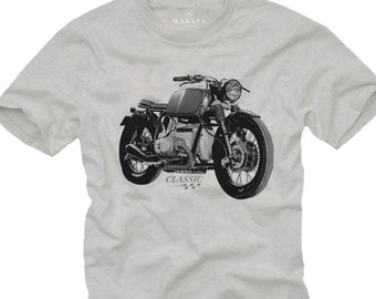 Men's T-Shirt - Vintage Motorcycle R80 - Gifts for Bikers and Motorcyclists Large Sizes S-XXXXXL