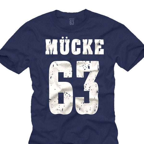 American Football T-Shirt for Men MÜCKE 63 Bud Bulldozer Print S-XXXXXL