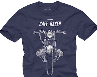 Cadeaux Moto pour Hommes - Cafe Racer - Biker T-Shirt HommeS S-XXXXXL