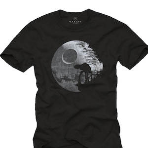 T-shirt Star vintage nera Regali nerd AT Stop da uomo taglia S-XXXXXL