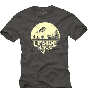 Stranger Fan T-Shirt - Upside Down Things - Mens Nerd Shirt Funny Gifts for Him Size S-XXXXXL