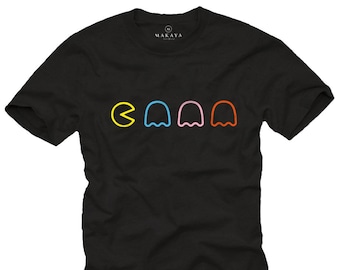 MAKAYA Vintage Gamer T-Shirt Herren Old School Game - Geschenke für Computer Nerds schwarz S-XXXXXL