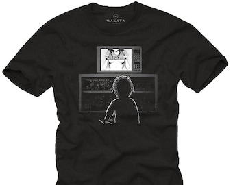 Nerd Gift for Him - Anime Manga Comic T-Shirt for Men - Gamer Gadget Gees Stuff black S-XXXXXL