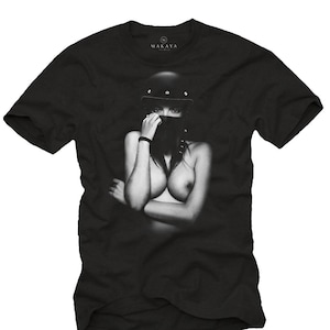 Motorcycle Mens T-Shirt Sexy Girl Pin Up Helmet - Cool Biker Gifts/Present for Him  S-XXXXXL