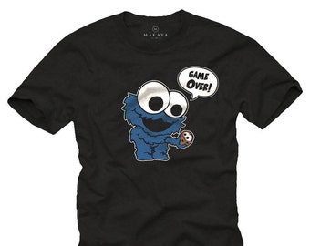 T-shirt drôle Cookie Monster - Funny Nerd Gifts Crumbs Biscuits Fun Shirt S-XXXXXL