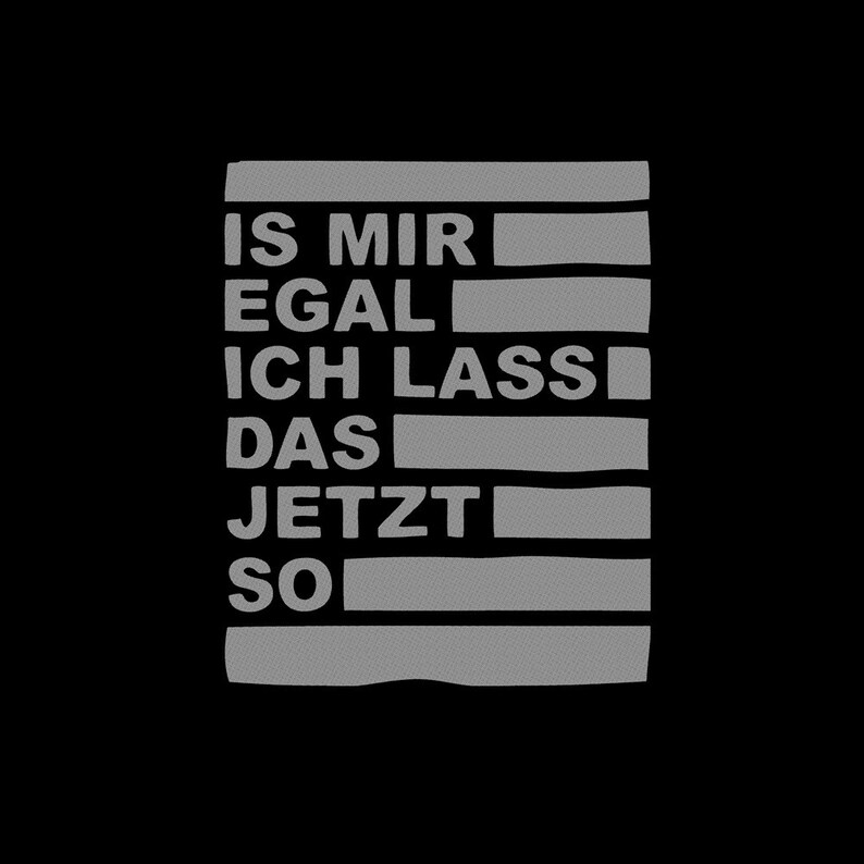 Tshirt With Funny Slogans in German i Don T Care I Etsy