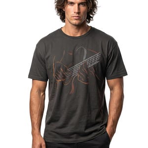 Guitar T-Shirt for Men with cool music print and guitar graphic printshirt, perfect gift for guitarists, musicians and music lovers S-5XL image 15