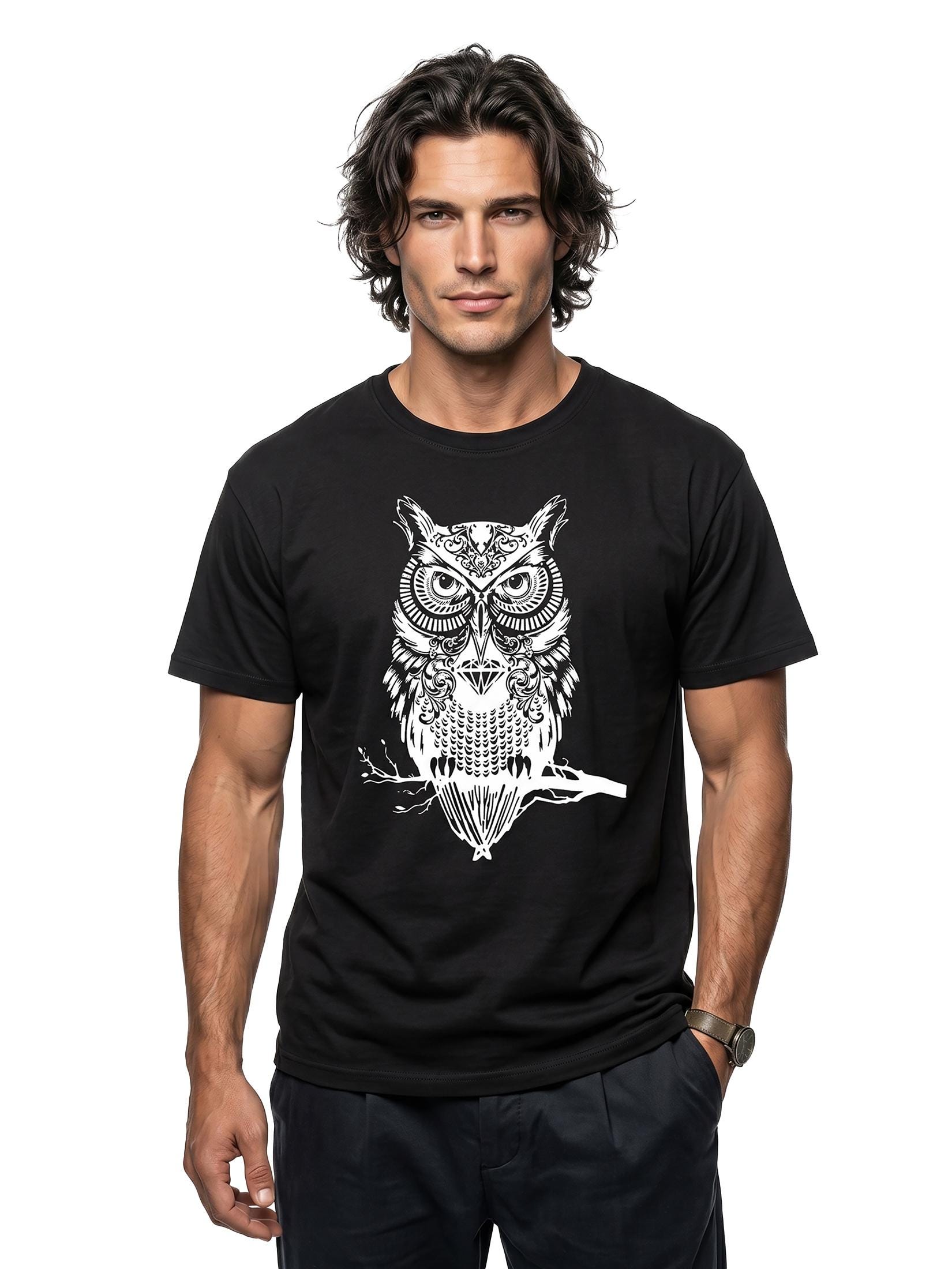 Swag Owl T-shirt Black S-XXXXXL - Etsy Israel