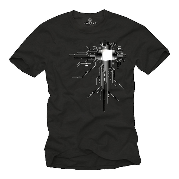 Nerd T-Shirt Für Herren – Schwarz, Mit Print, Aus 100% Baumwolle, Größen S-XXXL