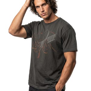 Guitar T-Shirt for Men with cool music print and guitar graphic printshirt, perfect gift for guitarists, musicians and music lovers S-5XL image 16