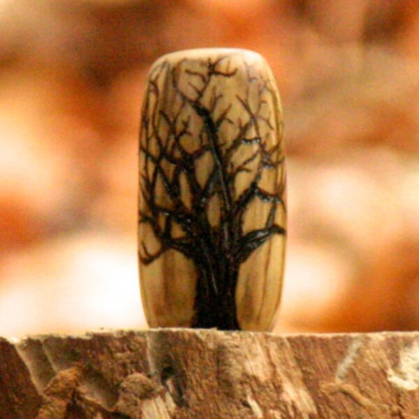 Dreadlock Bead - Winter Tree