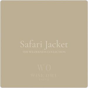 Safari Jacket | One Hour Enamel | Wise Owl Paint | Furniture & Cabinet Paint