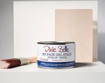 Picklin' White | No Pain Gel Stain | Dixie Belle Paint | Oil Based Wood Stain