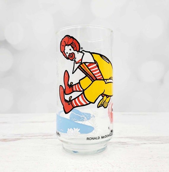 マクドナルド - 1977年McDonaldland Action Series グラス5個セット Vintage 1977 Mcdonald's Action Series 
