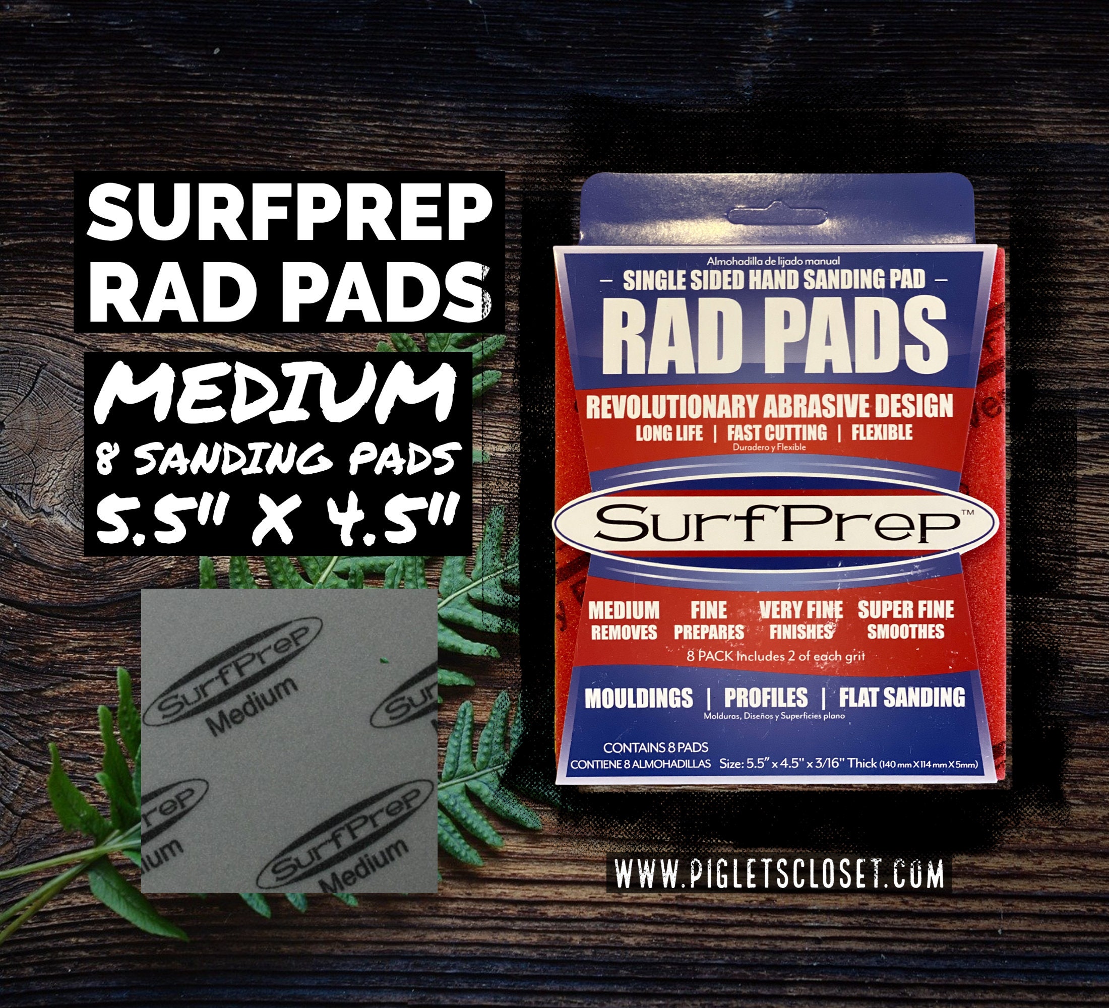 SurfPrep RAD Pads - Super Fine - Yellow