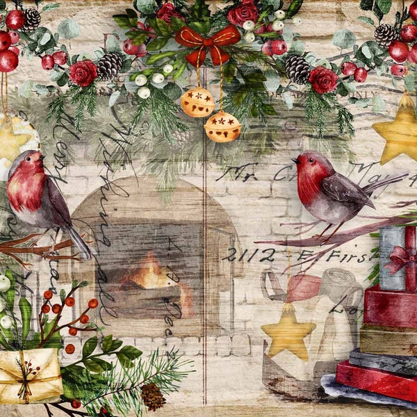 Christmas Rice Paper - Etsy