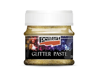 Gold | Fine Glitter Paste 50ml | Pentart | Craft & Mixed Media Paint