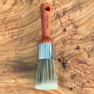 1.5&quot; Round Synthetic Premium Brush | Wise Owl Paint | Craft Supply