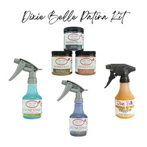 SHIPS BY 4/26 Patina Starter Kit | Dixie Belle Paint | Bronze, Copper, Iron, Patina Spray