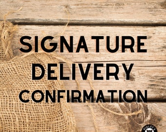 Signature Confirmation on Delivery Add-On