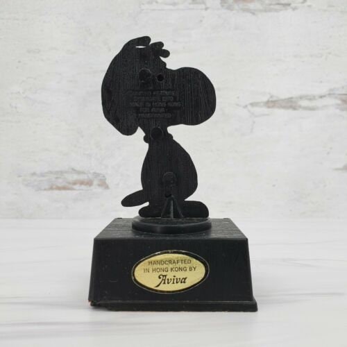 Vintage Aviva Peanuts Snoopy Trophy Figurine - I'm Sorry - Etsy