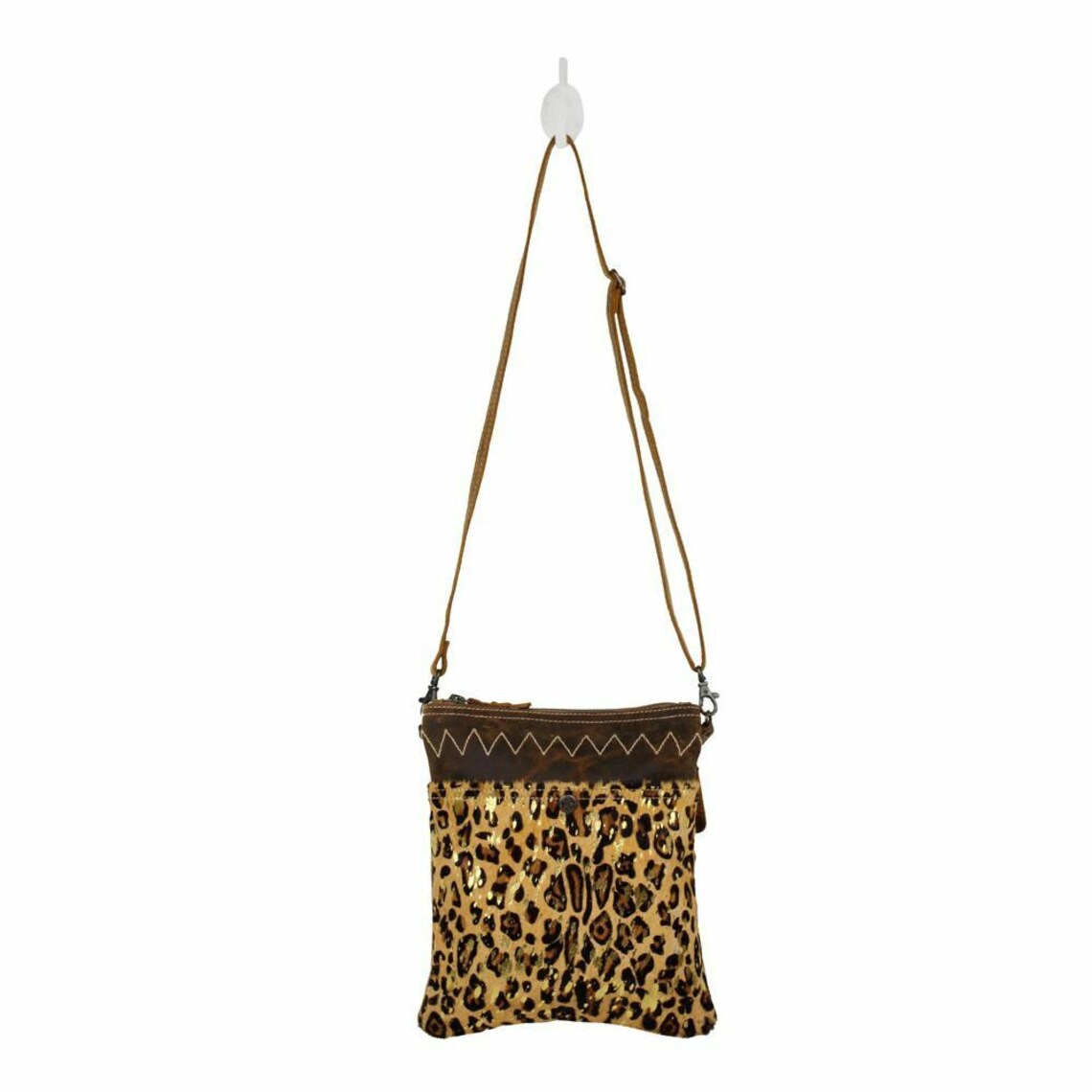Myra Bags Spirit Animal Cheetah Print Canvas and Hairon Etsy