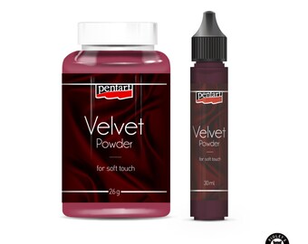 Garnet Red Velvet Powder | Pentart | Craft & Mixed Media