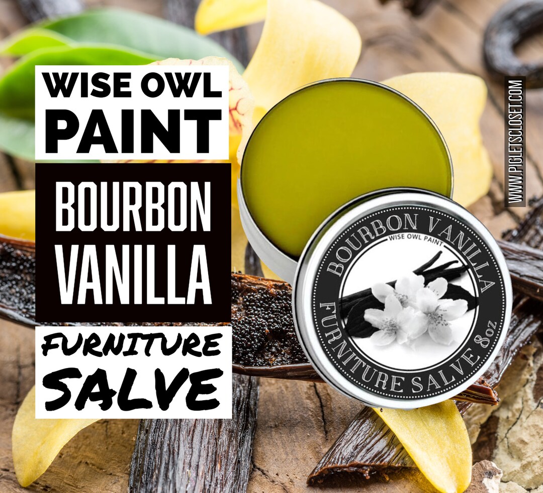 Bourbon Vanilla Wood Salve Wise Owl Paint, Wise Owl Salve, Wood Restore