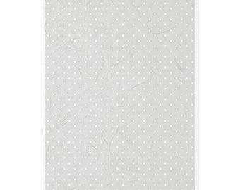 Light Gray Polka Dot | A4 Rice Paper | Paper for Decoupage | ITD Collection