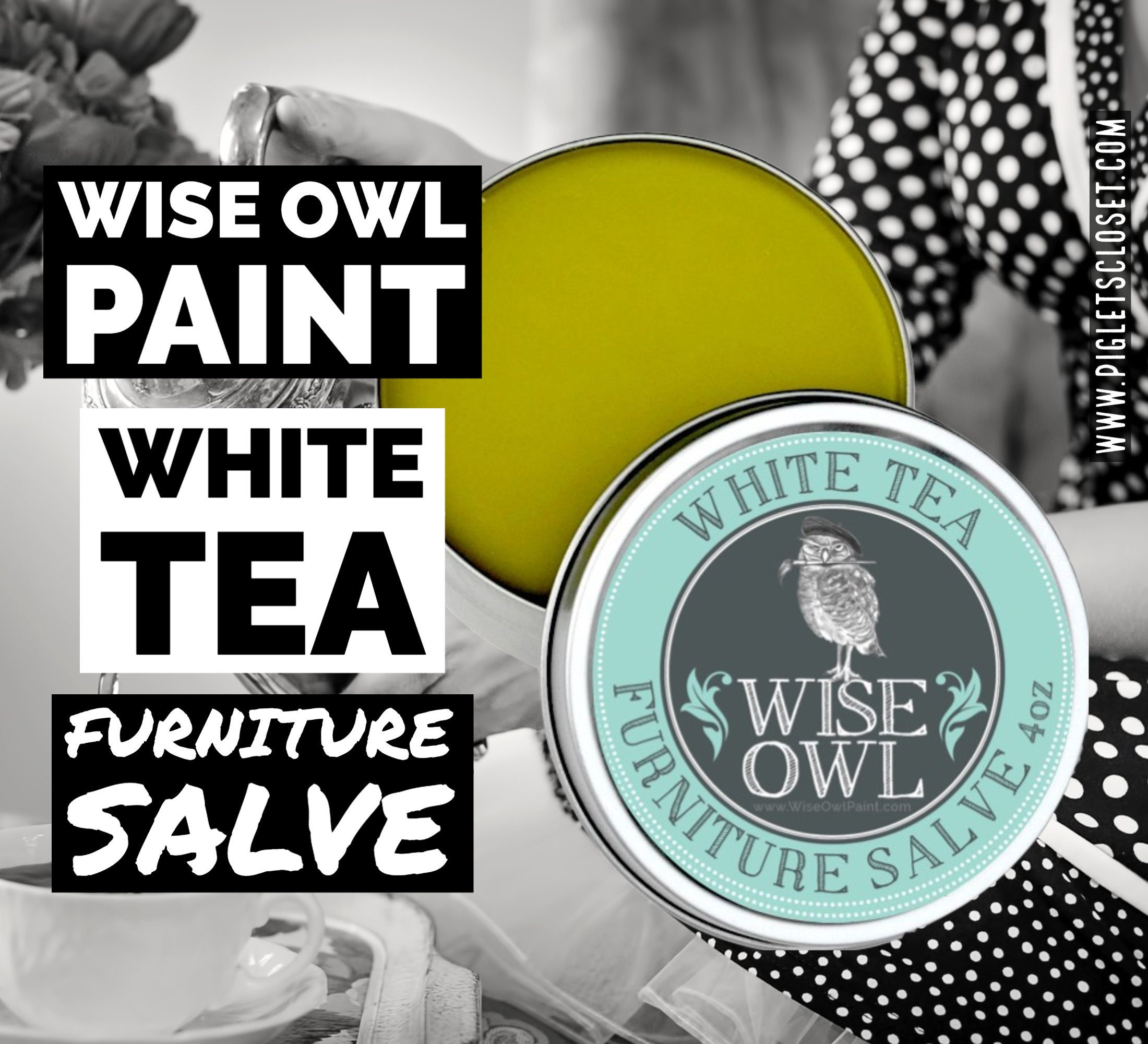 White Tea Wood Salve Wise Owl Paint, Wise Owl Salve, Wood Restore