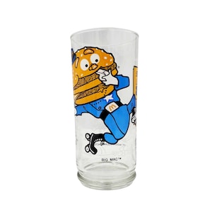Vintage 1977 McDonald’s Action Series &quot;Big Mac&quot; 6&quot; Drinking Tumbler Glass